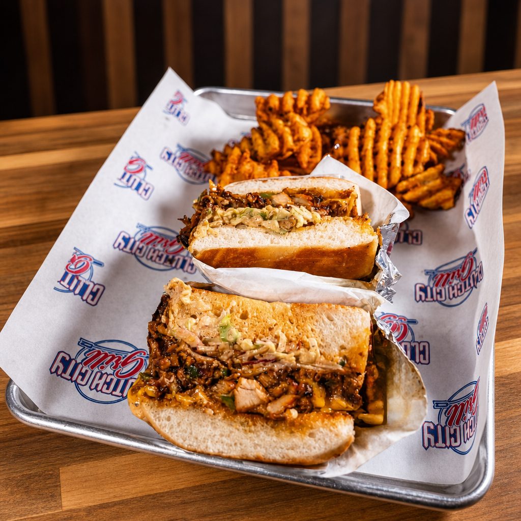 Shrimp Chopped Cheese.