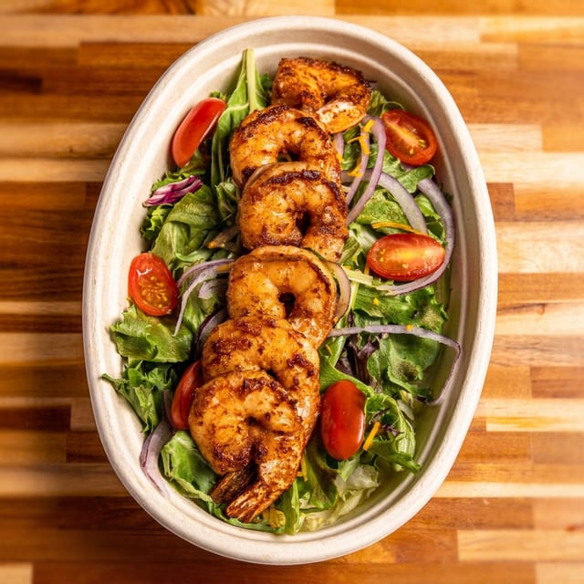 Grilled Shrimp Salad.