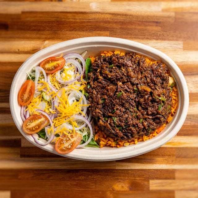 Plant-Based Al Pastor w/ Rice.