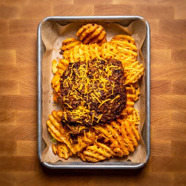 Plant-Based Al Pastor w/ Fries.